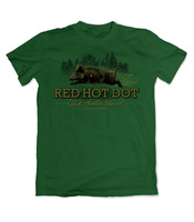 Myslivecké tričko - Red hot dot, Velikost  XXXL